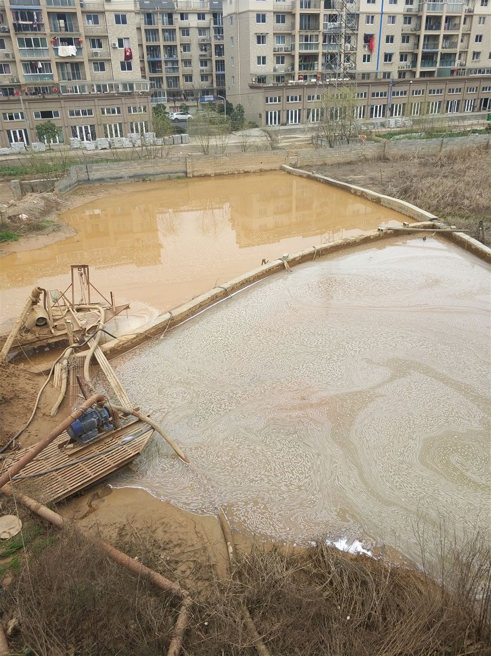 乳山沉淀池淤泥清理-厂区废水池淤泥清淤