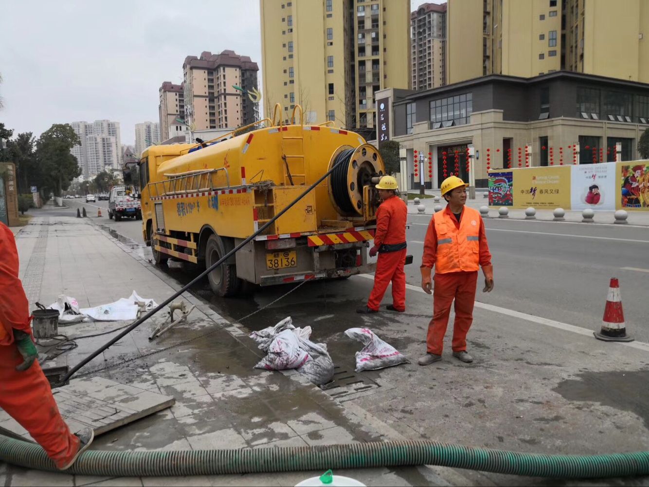 乳山排污管道清淤-管道清洗